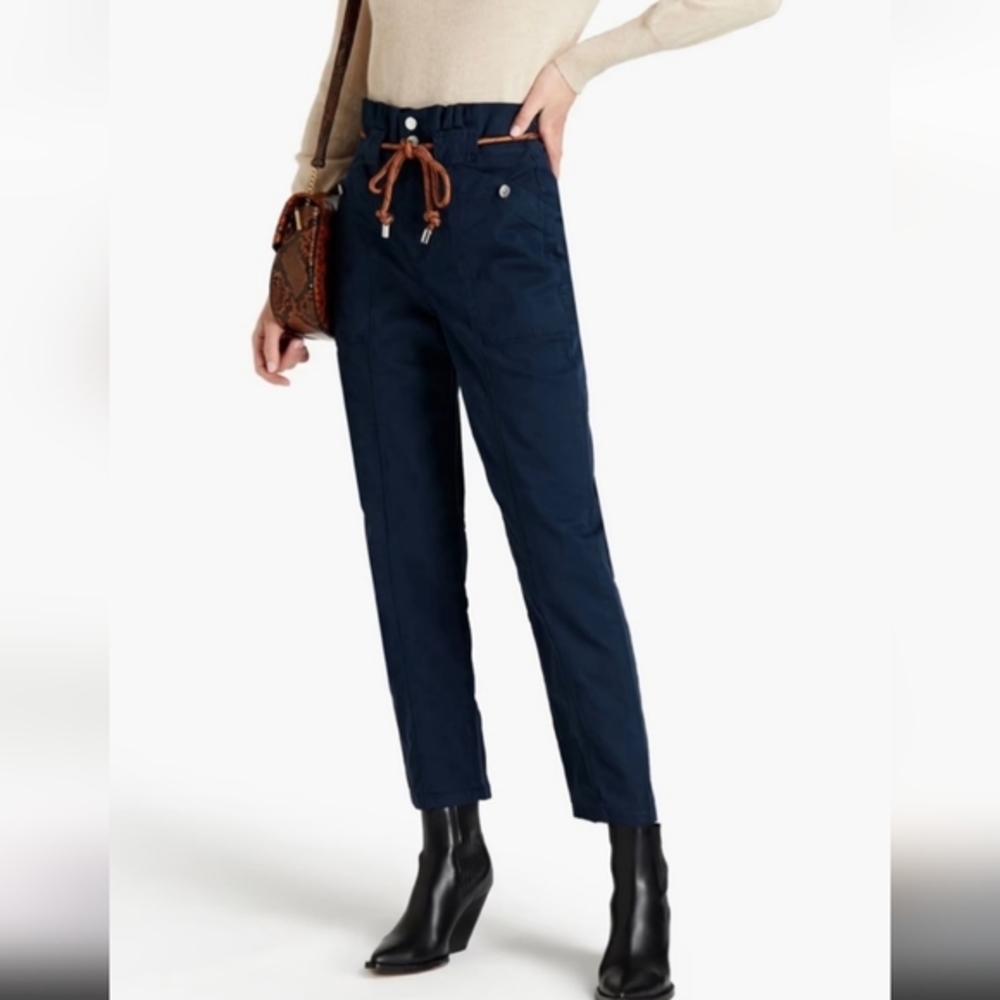 Veronica Beard Karter Straight Leg, navy blue